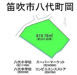 売地　笛吹市八代町岡