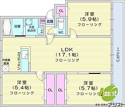 札幌市北区百合が原5丁目