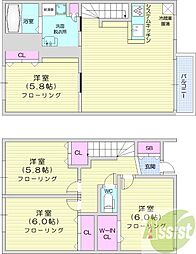 札幌市北区篠路二条8丁目の一戸建て