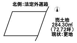 南アルプス市 古市場 住宅用地