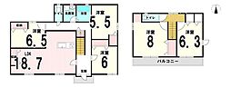 甲斐市 竜王（竜王駅） 2階建