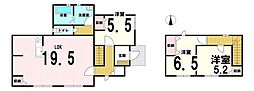 甲府市 東光寺3丁目（金手駅） 2階建