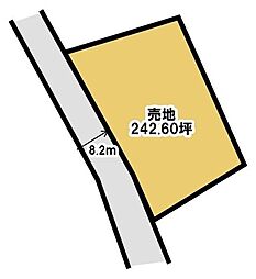 韮崎市 藤井町北下條（新府駅） 事業用地