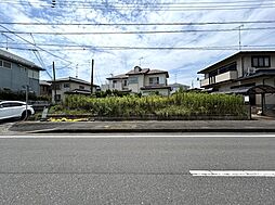 売地/利根町布川　建築条件なし×東南角地×インフラ完備