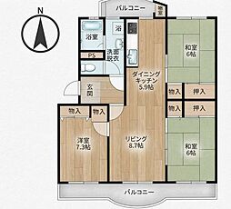 志木ニュータウン中央の森参番街弐号棟