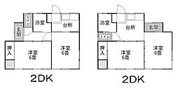 犬伏上町貸家2ＤＫ 8号棟