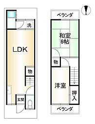 京都市山科区四ノ宮小金塚の一戸建て