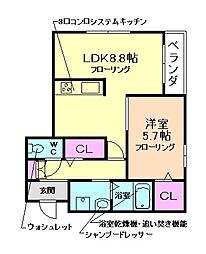 シャーメゾン池田旭丘　EAST 102