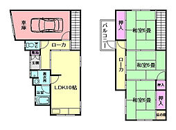 箕面市瀬川2丁目の一戸建て
