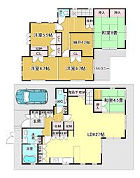 箕面市百楽荘1丁目の一戸建て
