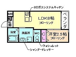 ワコーレヴィータ池田天神2丁目 205