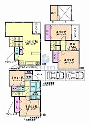 豊中市岡上の町3丁目の一戸建て