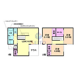 豊中市北条町3丁目の一戸建て