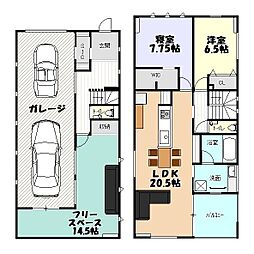 広島市安佐南区川内６丁目の一戸建て