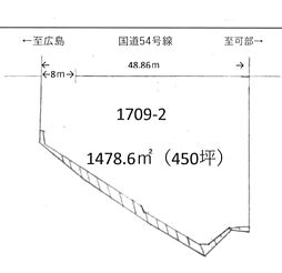 広島市安佐南区八木７丁目の土地