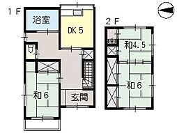 頼岡貸家、2戸1 2