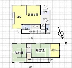 広島市安佐北区落合南１丁目の一戸建て