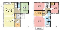 神辺町川南　お庭とウッドデッキがある住宅