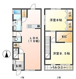 メゾネット清水　B 1