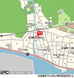 呉市安浦町三津口1丁目の土地
