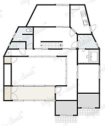 安芸郡熊野町中溝３丁目の一戸建て