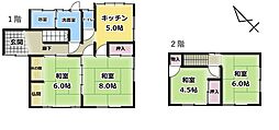 呉市安浦町安登西８丁目の一戸建て