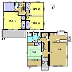 広島市安佐北区口田３丁目の一戸建て