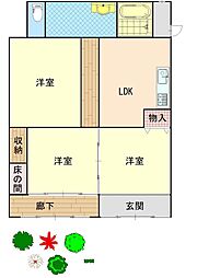 安芸郡熊野町出来庭７丁目の一戸建て