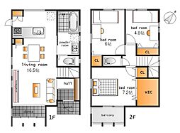 vanto grande 安佐北区深川1丁目　新築戸建 No.B