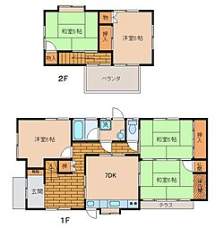 呉市西鹿田２丁目の一戸建て