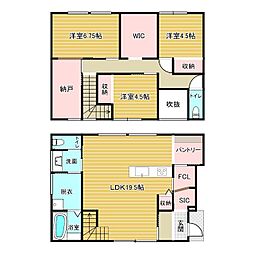 神辺町箱田　土地建物