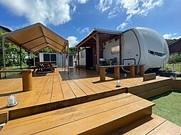 今帰仁ウェルネスビレッジ内のオーシャンビュートレーラーハウス