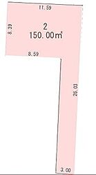 兼城全4区画売り土地　2号地