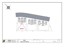 南城市大里字大里（全3区画・建築条件なし約40坪）残り2区画
