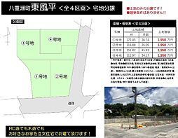 分譲地東風平号地ほか全4区画