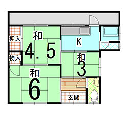 山越 1丁目貸家