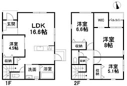 松山市鴨川 一戸建