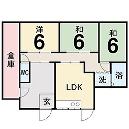 松前町筒井　借家