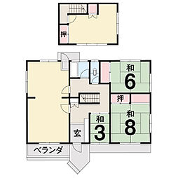 伊予郡砥部町大南 一戸建 大南　昭和51年築　中古住宅