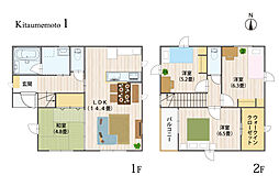 松山市北梅本町 一戸建 北梅本