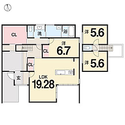 東温市北野田 一戸建 ザ・平屋　北野田