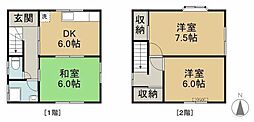 岸の上2丁目貸家