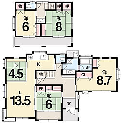 松山市白水台 一戸建