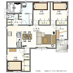 高松市川部町 一戸建 川部町広いリビングの平屋