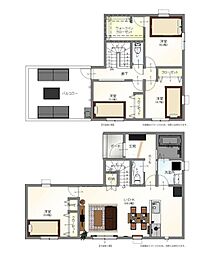 高松市円座町 一戸建 円座町Ａ1号地モデルハウス2階建て