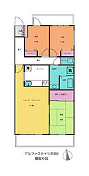 アルファステイツ太田II　405号室 405号室 3LDK