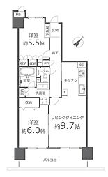 高松市 室新町 (栗林公園駅) 2階 2LDK