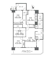 高松市 上之町3丁目 (三条駅) 3階 4LDK