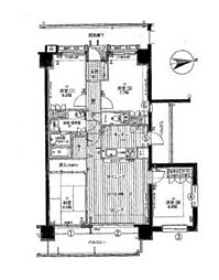 サーパスシティ栗林 1111 4LDK