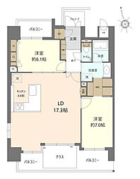 ロイヤルガーデン県庁前 201 2LDK